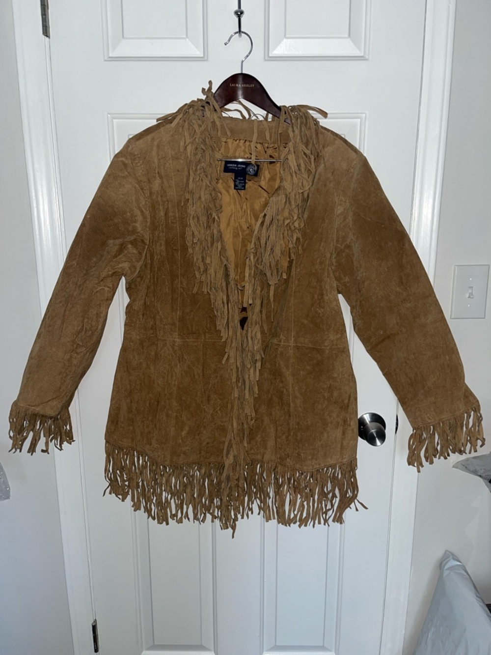 Fringe Suede Jacket Light Brown (18/20)